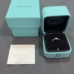 Tiffany & Co. ダイヤモンドリング 0.31ct鑑定書 ケース付き - メルカリ