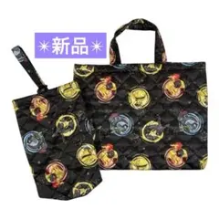 ✴︎新品✴︎ポケモン　総柄　レッスンバッグ　シューズ入れ