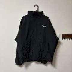 ブラック ナイロンジャケット