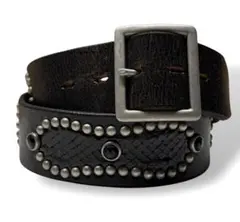 超希少 FUGA Python leather Studs belt vkei - メルカリ