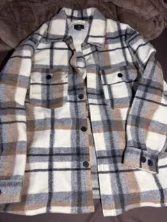 H&M チェック柄ジャケット Lサイズ