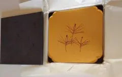 漆器 盆 金色 植物模様