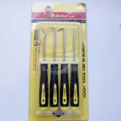 4本セット❣️ピックツールセットバイク用品 メンテナンス オイルシール外し