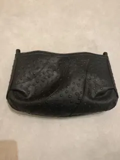 オーストリッチ　クラッチ　ハンド　バッグ