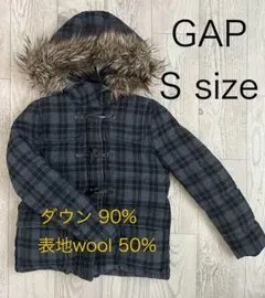 GAP ダウンジャケット Sサイズ チェック柄