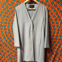 ノーカラーコート(春秋)ジャケット／アウター