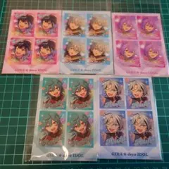 あんスタ ギラデコアイドル プリントシール エス ユメ カンナ ライカ 維吹