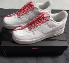 新品未使用 Spreme Nike Air Force 1 ホワイト 27cm