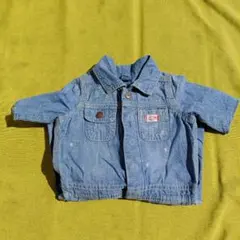 ポロラルフローレン80cm ベビーロンパースデニムダメージ加工半袖春夏