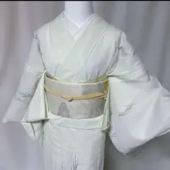 東レ　絽　訪問着　フルセット　夏帯　夏帯揚げ　夏帯締め　薄物　夏着物　洗える着物のサムネイル