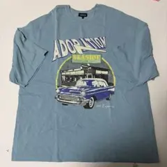 PAGEBOY LIM Tシャツ 水色 オーバーサイズ BIG T プリント