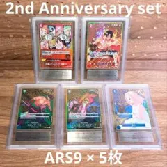 ARS9×5枚　ワンピース　2nd Anniversary set　すべて美品