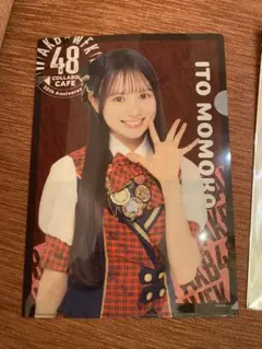 AKB48 伊藤桃々 クリアファイル 20周年　ウェンディーズ　いともも