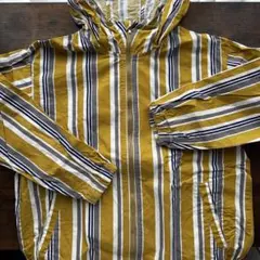 ブランシェス　ストライプフードジャケット