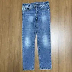 ZARA／ダメージ加工／デニム／128cm