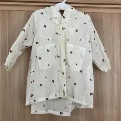 PUPPAPUPO ベビーレインコート 90-95cm チェリー柄