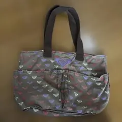 ロキシーキャンバストートバッグ　ロゴデザイン