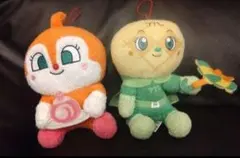 ぬいぐるみ　ドキンちゃん　メロンパンナちゃん ２点セット売り