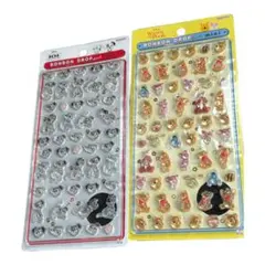 正規品 Disney ボンボンドロップシール mini ミニ 2種セット　②