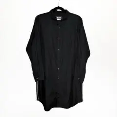 BLACK COMME des GARCONS サイドジップロングシャツXL - メルカリ