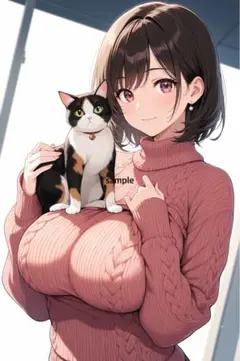 m1210 AIイラスト　かわいい　A4ポスター