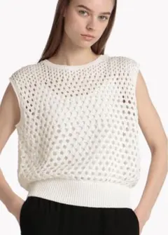 ★新品★Theoryluxe2022 かぎ針編み風クロッシェニット