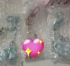 サンリオ ハローキティ シークレットキーホルダー バッグ サンダル セット　水色