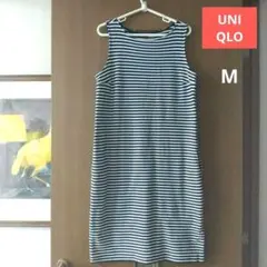 【UNIQLO】ユニクロ　ワンピース　ノースリーブ　チュニック　ボーダー