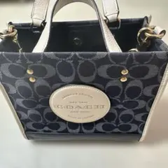 COACH コーチ シグネチャー デンプシー 2WAY ハンドバッグ C8448