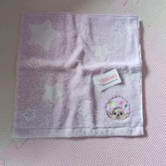 モンチッチ 星柄 ハンドタオル ピンク 新品