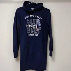 Blue Cross　スェットワンピ　ネイビー　160のサムネイル