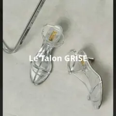 Le Talon ルタロン GRISE 5cm レザー Tストラップ サンダルのサムネイル
