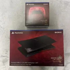 【新品】PS5 モンスターハンターワイルズ本体カバー&コントローラーセット