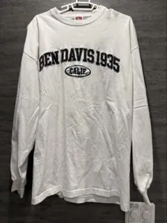 BEN DAVIS 1935 ホワイトロングスリーブTシャツ