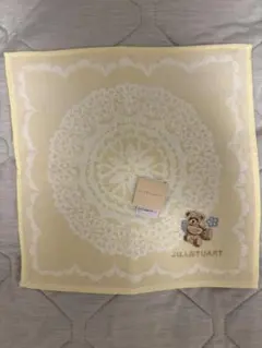 【新品未使用】JILL STUARTタオルハンカチ くま刺繍 タグ付き