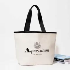 Aquascutum アイボリー トートバッグ