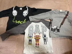 デビロック　男の子　長袖カットソー3枚セット