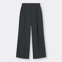 GU ブラッシュドジャージーワイドパンツ