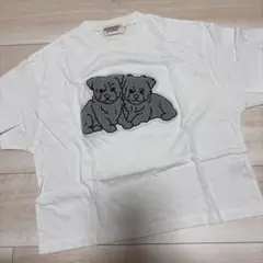 PAIRMANON STREET 犬アップリケ Tシャツ