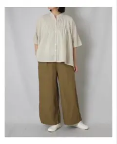 atelier naruse linen cotton sarouelpants - メルカリ