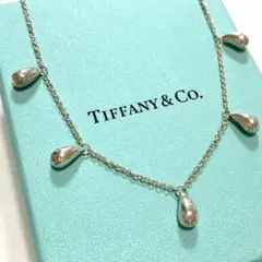 Tiffany&Co. ティファニー　 ネックレス ティアドロップ 5P
