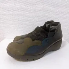 新品⭐Doruche 本革 多色レザー アートデザイン 23.5 EEE 日本製 