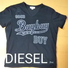 DIESEL ゆったりVネック半袖Tシャツ