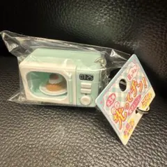 カプセルトイ　ガチャガチャ　光ってチン！ミニ電子レンジ　グリーン