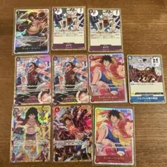 ONE PIECE カード ルフィ その他10枚まとめ売り