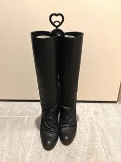 アンテプリマ　レザー（本革）ロングブーツ 黒　日本製のサムネイル