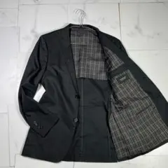 バーバリーブラックレーベル テーラードジャケット ノバチェック M 背抜き