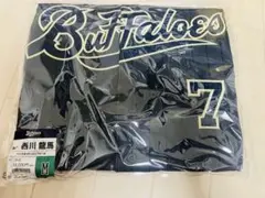 オリックスバファローズ 西川龍馬 ビジターハイクオリティ ユニフォーム Sサイズ オリックスバファローズ西川龍馬選手サードハイクオリティユニフォーム
