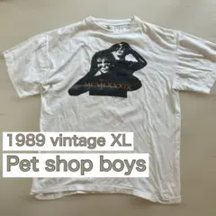 80s USA製 PSB ペットショップボーイズ ツアー バンド Tシャツ