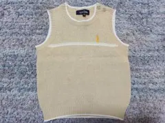 EAST BOY ベージュ ベスト 100　セーター